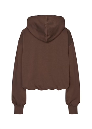 Magdalena zip sweat hoodie Chestnut ROTATE
